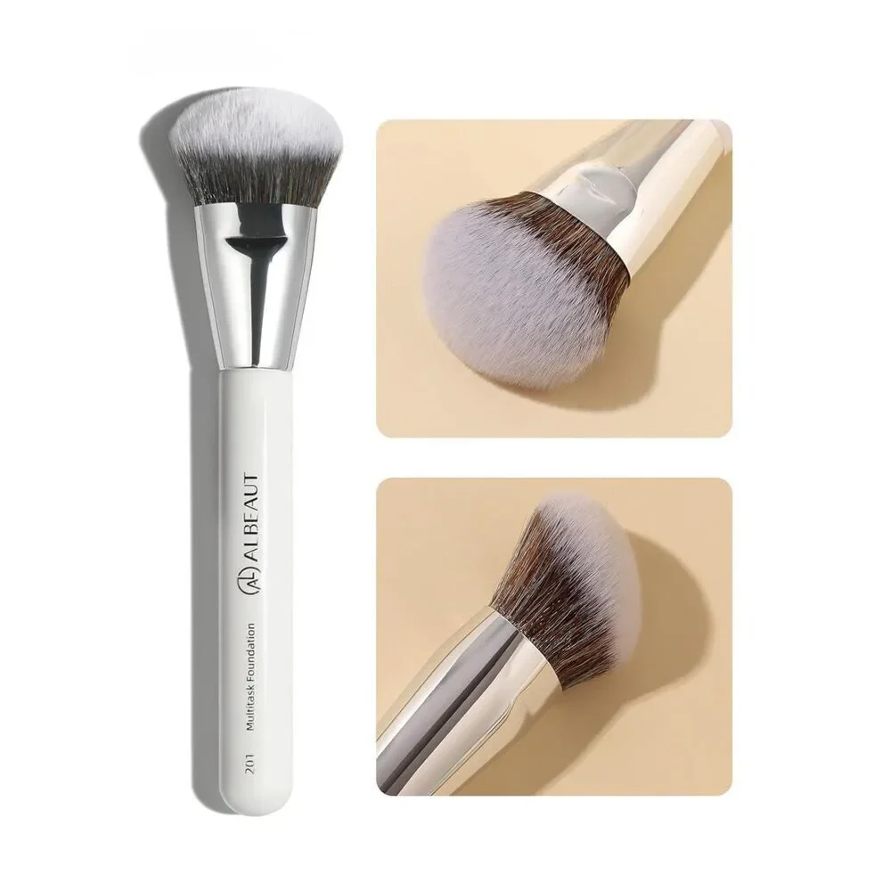 201 Professional Angled Foundation Brush with Dense Bristles for Blending